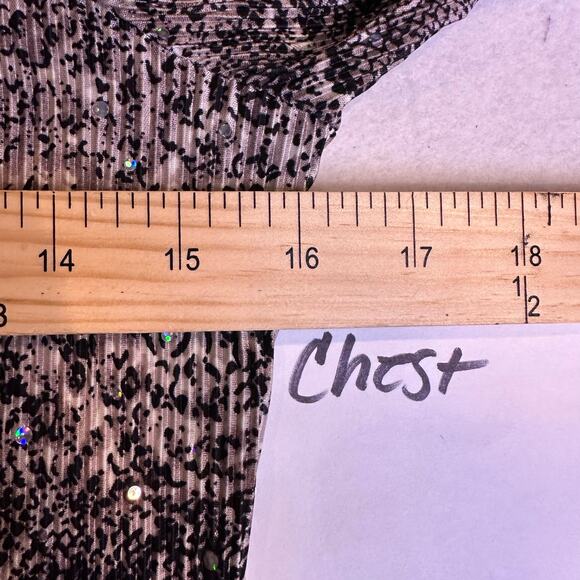 Vintage y2k small women snakeskin black babydoll rhinestone glam whimsygoth lace - Picture 8 of 10